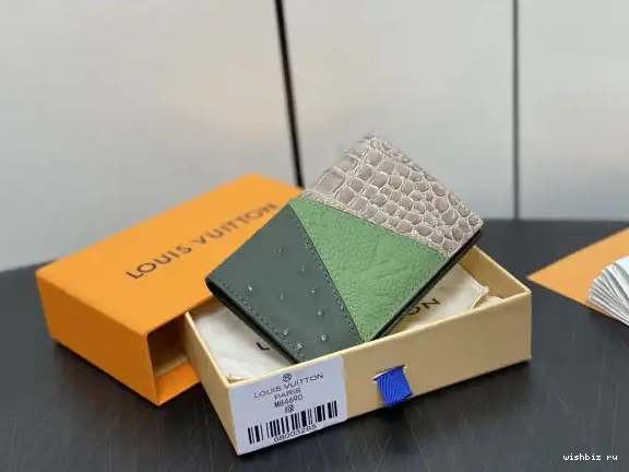 WIS VUITTON Pocket Organizer-7.5*11.1*1 cm LOUIS 0427